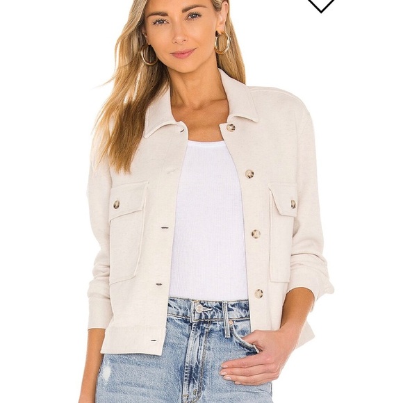 Rails Jackets & Blazers - Rails Steffi Jacket Women’s S Heather Stone Utility Button Front Shirt Shacket